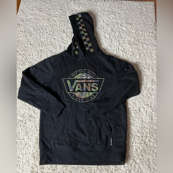 Vans Other - Youth Medium Vans Black Camo Hoodie